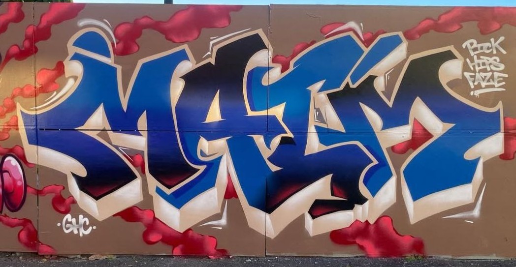 Unaltered supplied graffiti photograph for MAIM / COLOUR STUDY